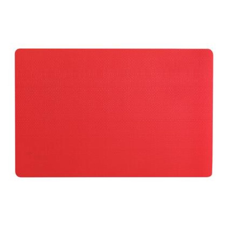 Prostírání PVC červené "tkané"