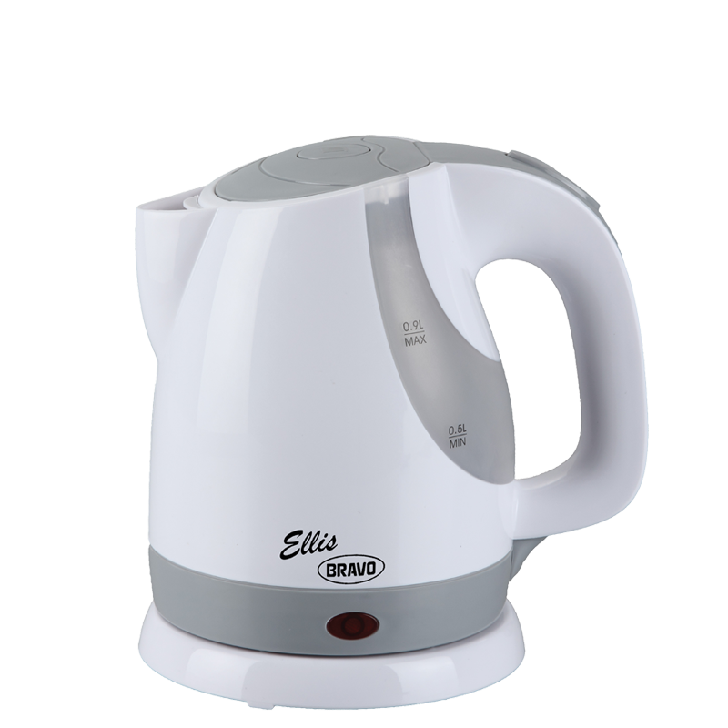 BRAVO B4364/00 konvice 0,9l ELLIS šedo-bílá