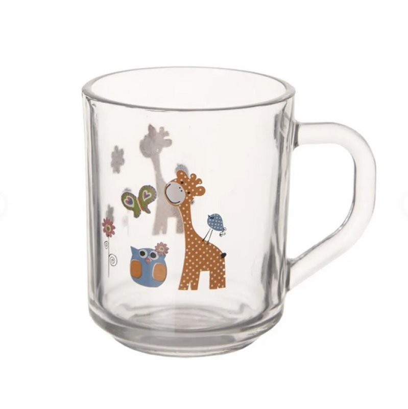 Hrnek sklo ŽIRAFA   270ml