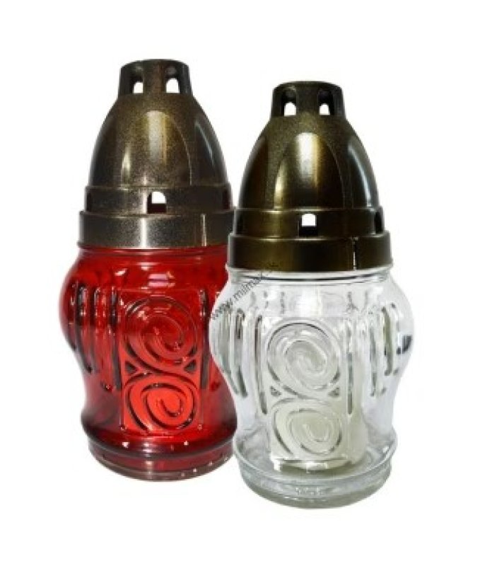 Kahanec sklo 14cm mix barev