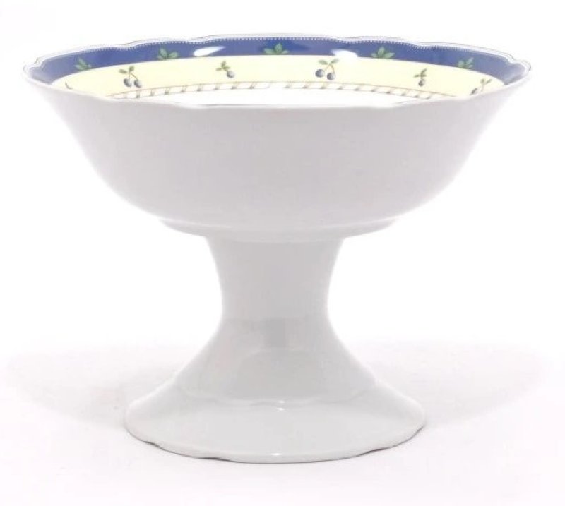 AKCE miska na noze 25cm modrozl.