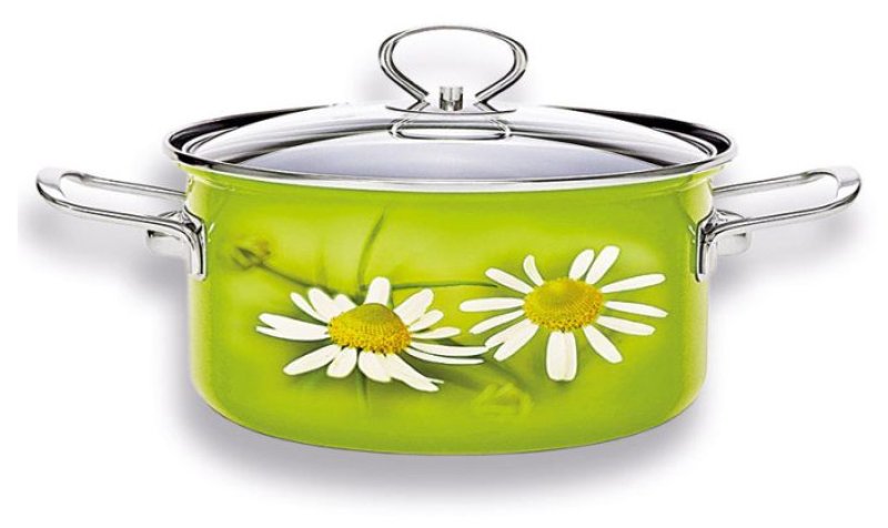 Rendlík se skl.poklicí Belis DAISY  24cm 4,5l