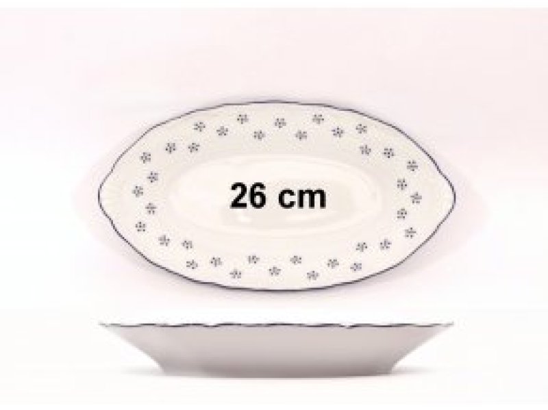 Mísa ovál 26cm Verona VALBELA modrá