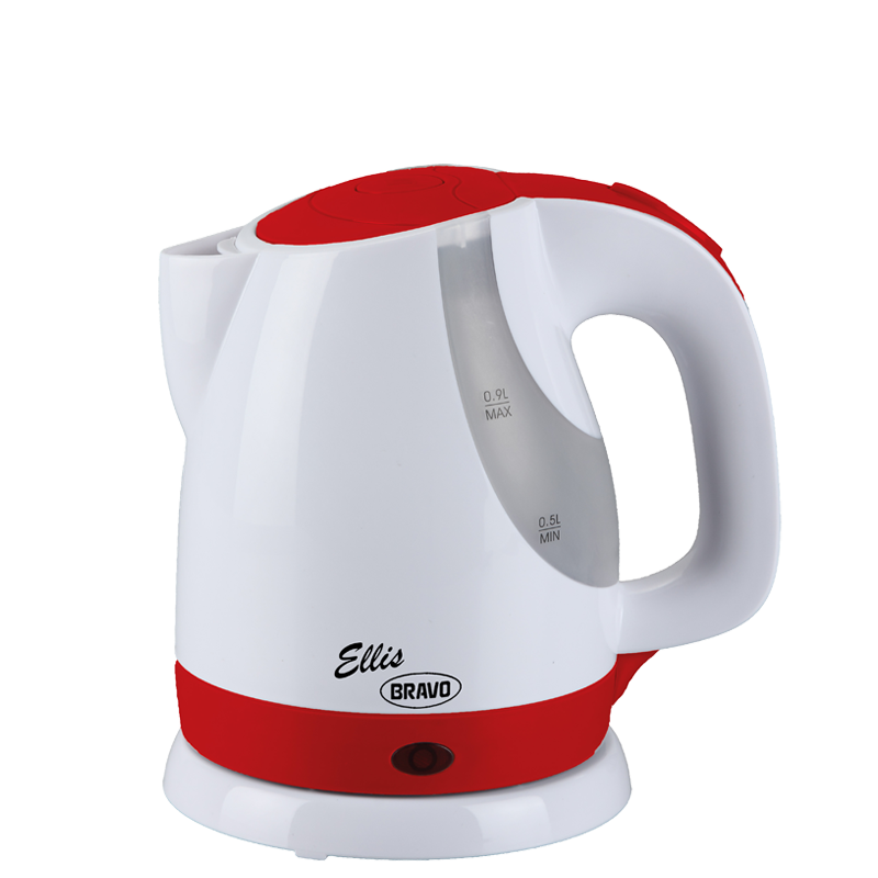 BRAVO B4364 konvice 0,9l ELLIS šedá-lila