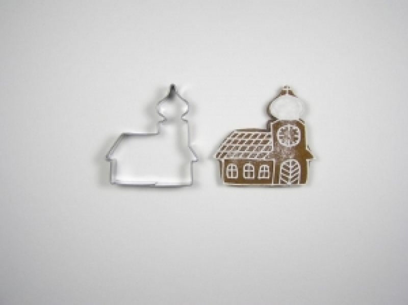 Vykraj. KOSTELÍK nerez 53x50mm