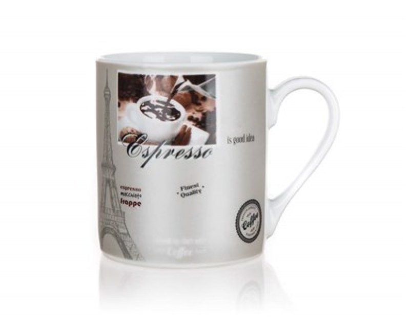 Hrnek 250ml PARIS stříbrný