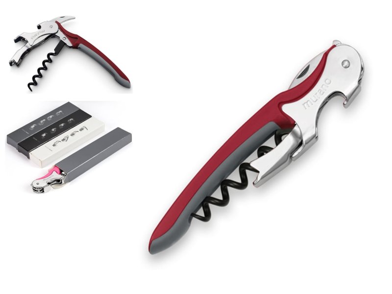 Otvírák číšnický MURANO 56 červeno šedý