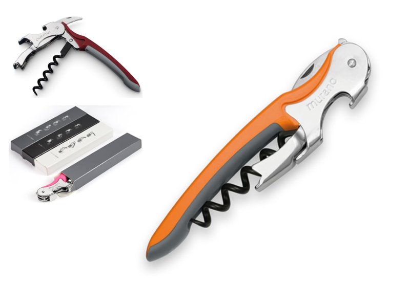 Otvírák číšnický MURANO 56 oranžovo šedý