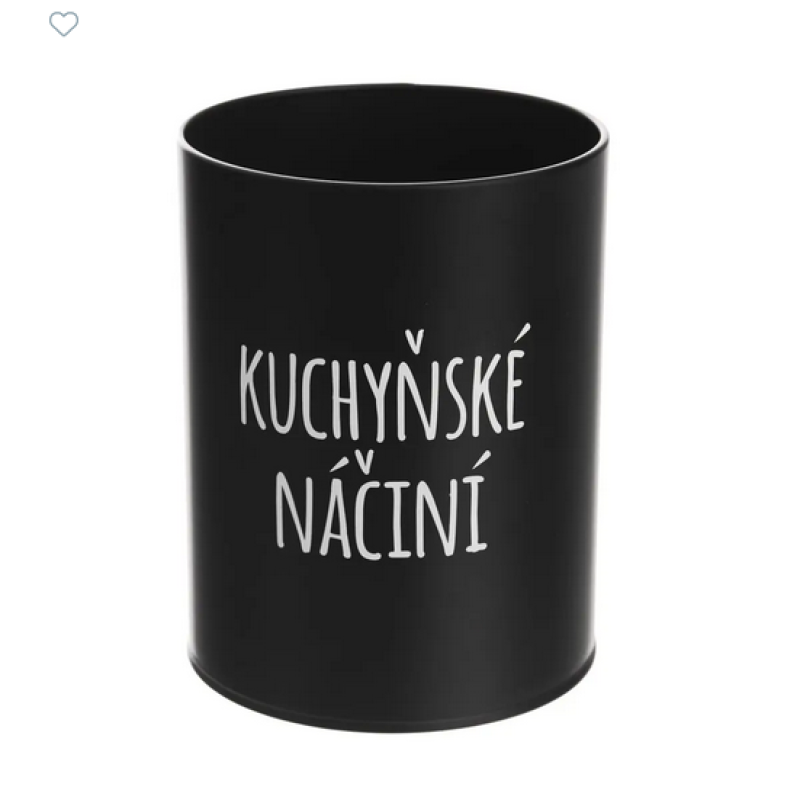 Stojan plech Kuchyňské náčiní BLACK