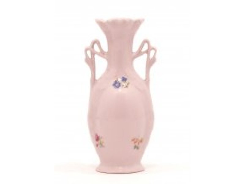 Váza 12,5cm růž.házen. SECESE