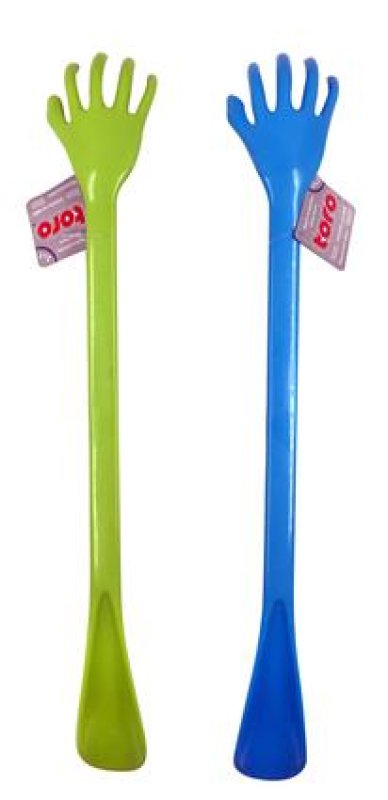 Škrabátko na záda a lžíce na boty