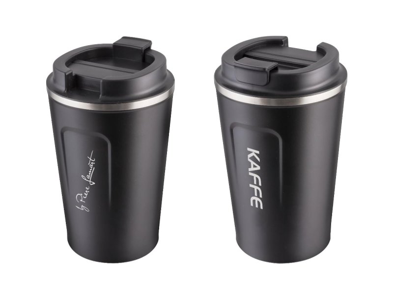 Termohrnek 350ml KAFFE černý