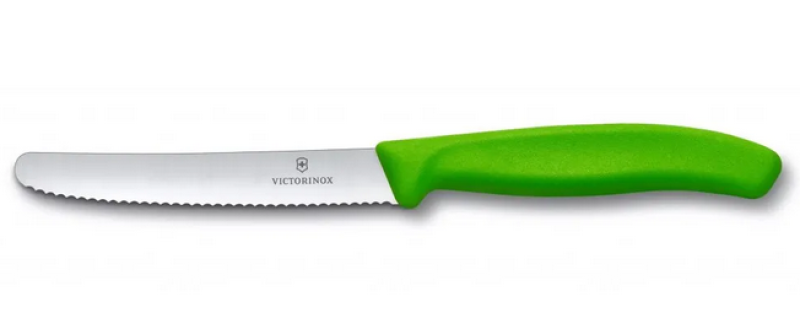 Nůž na rajčata Swiss Classic 11 cm zelený