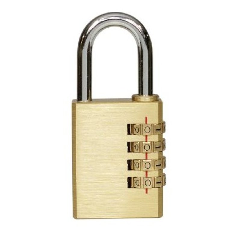 Mosazný kódový visací zámek RV.1203.30