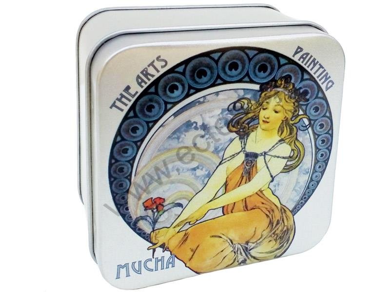 Plech.čtver.88x88cm Painting A.Mucha