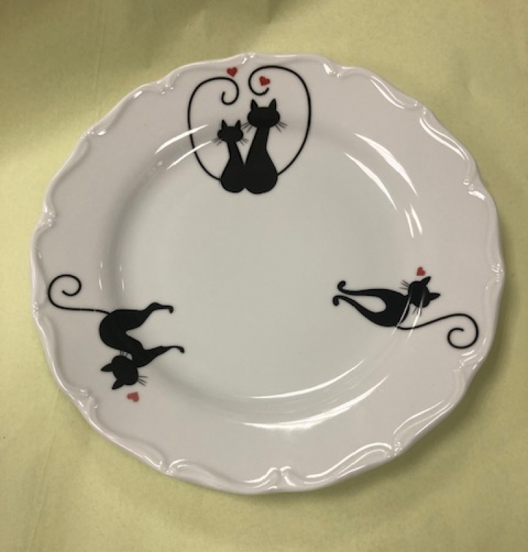 KOČKY talíř mělký 25cm Verona