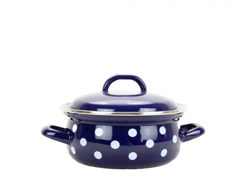 Rendlík s pokličkou modrý B.PUNTÍK 16cm 1,4l