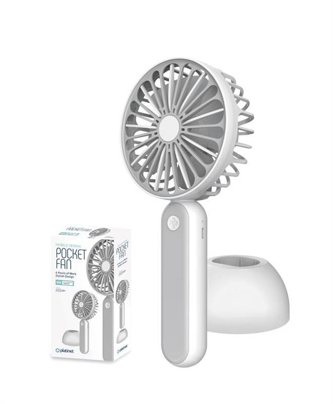 PLATINET PRDF6108 ruční ventilátor 9cm nab.