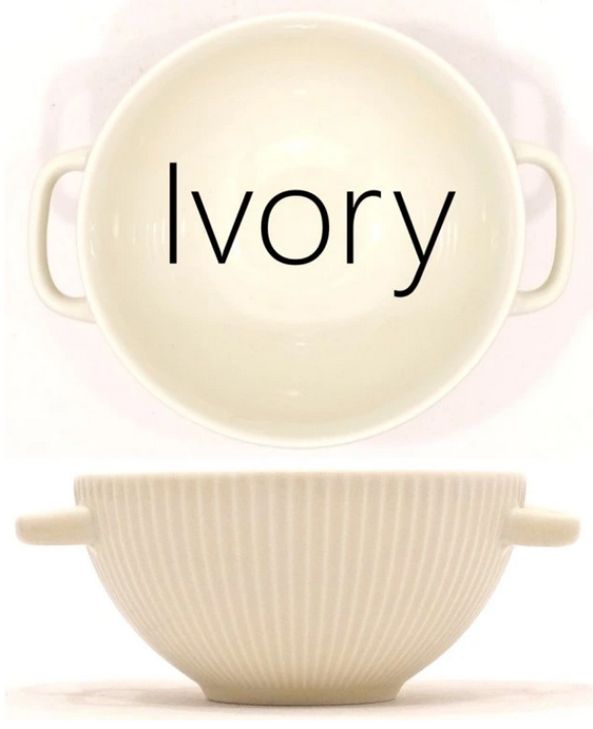 Miska s uchy 13cm LEGIO ivory 2.j.