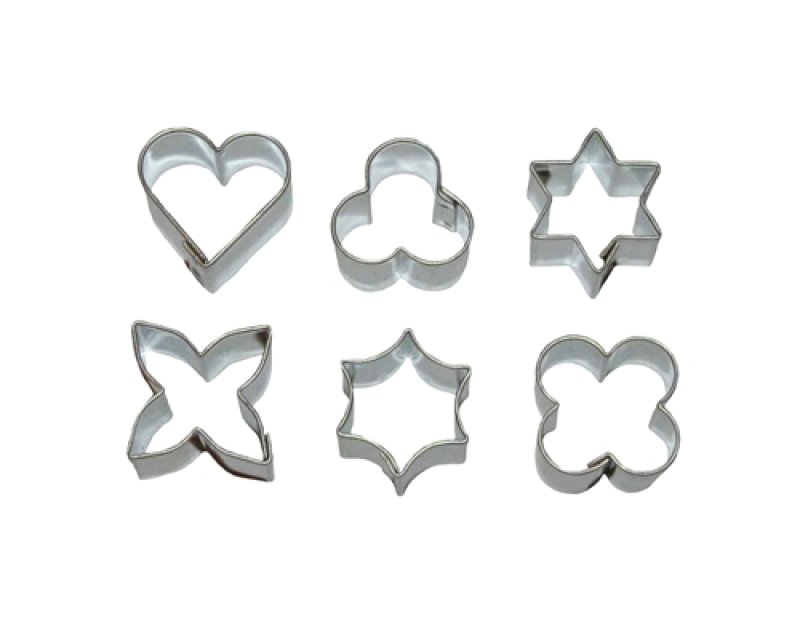 Vykrajovačky malé hladké 6ks