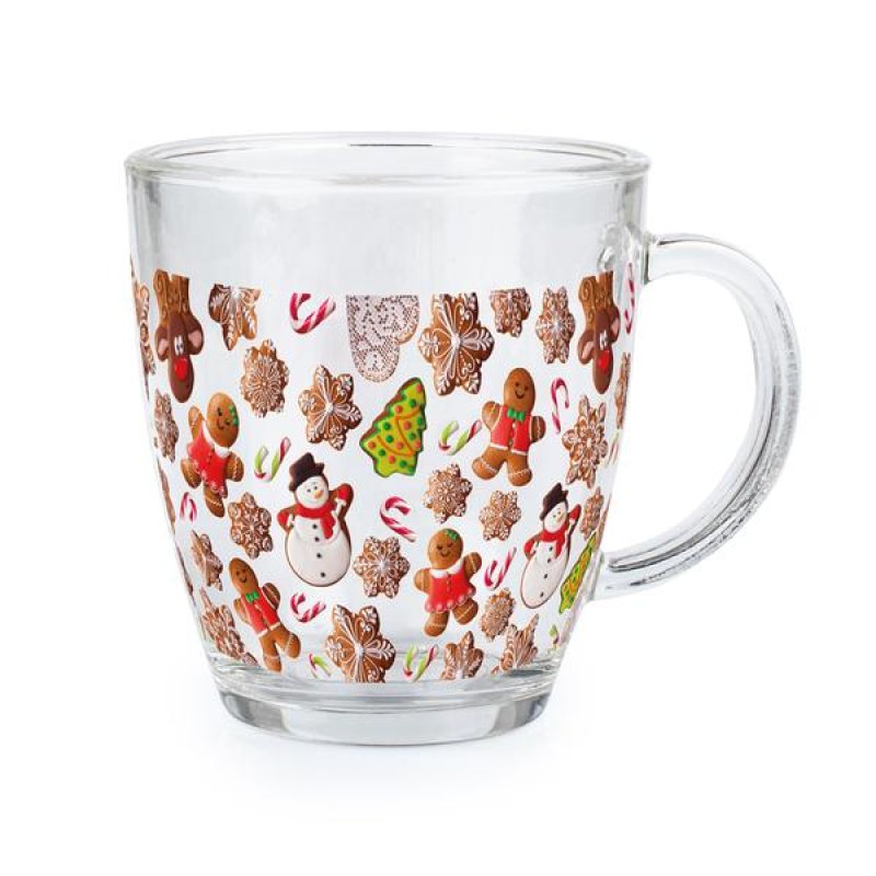 Hrnek sklo 350ml PERNÍČKY