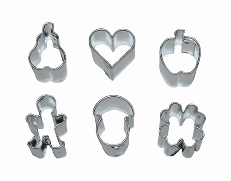 Vykrajovačky mikro sada 6ks MIX A