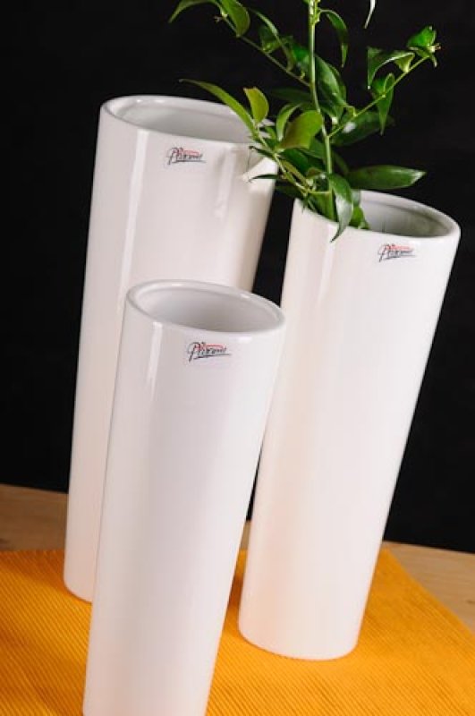 CONI váza bílá 28cm