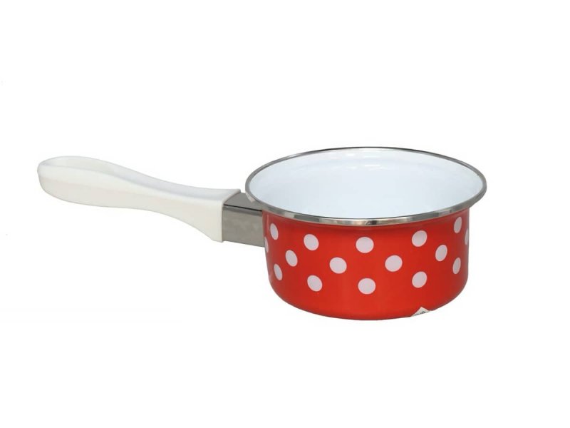 Rendl.s ruč.12cm 0,35 l červený+bílý p.