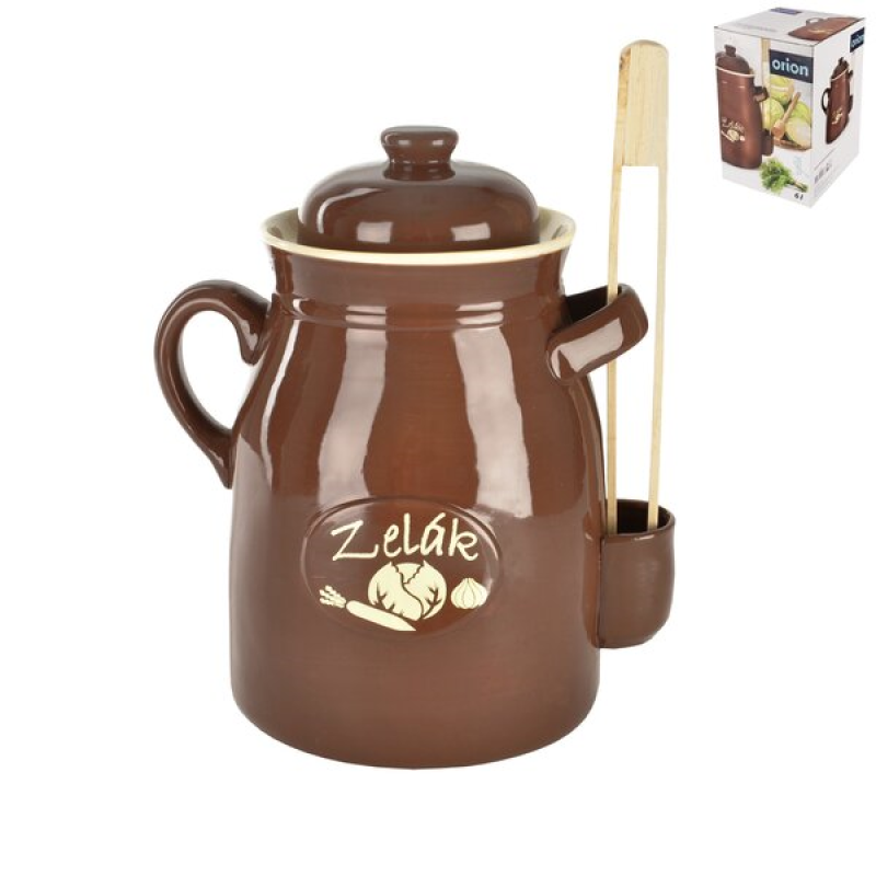 Hrnec na nakládání 6 l +kleště