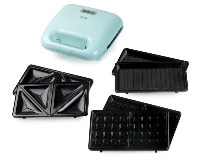 Sendvičovač a vaflovač 5v1 - DOMO DO1109C  pas. zelená
