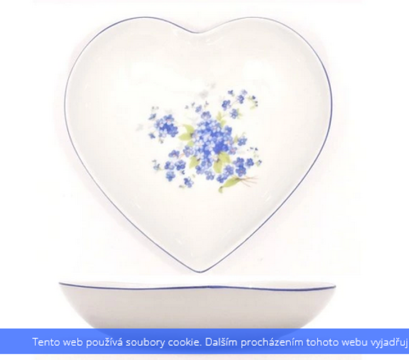 POMNĚN miska SRDCE Dubí