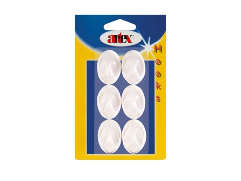 Háček 6ks 3,5cm UH samolepící