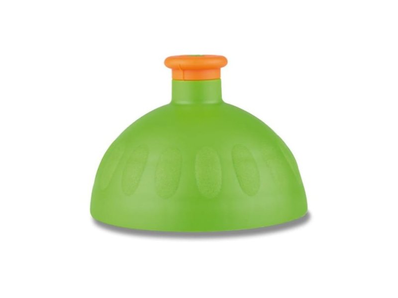 Víčko na zdr.lahev ZELENÉ/zátka ORANŽ