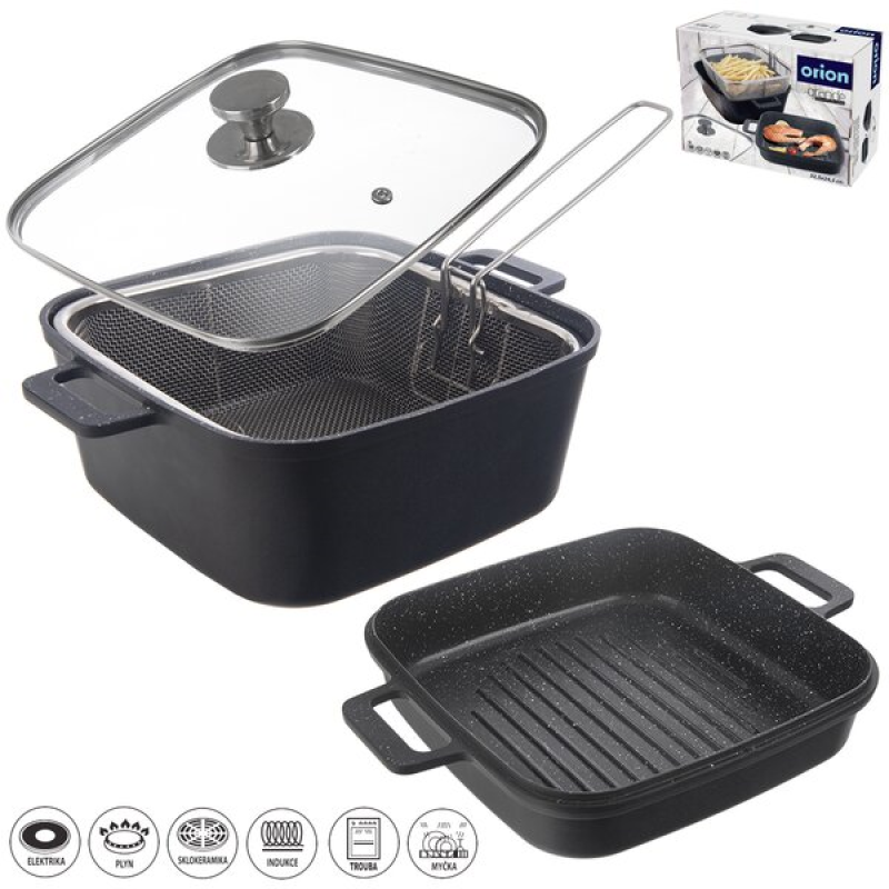 Pekáč GRANDE oboustr.+fritéza