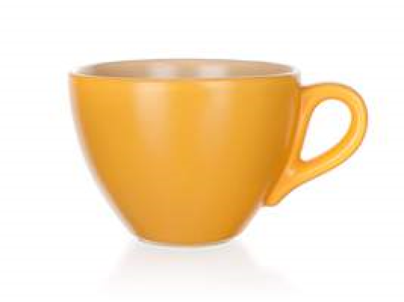 Šálek 200ml Amande ŽLUTO-BÉŽ. MAT