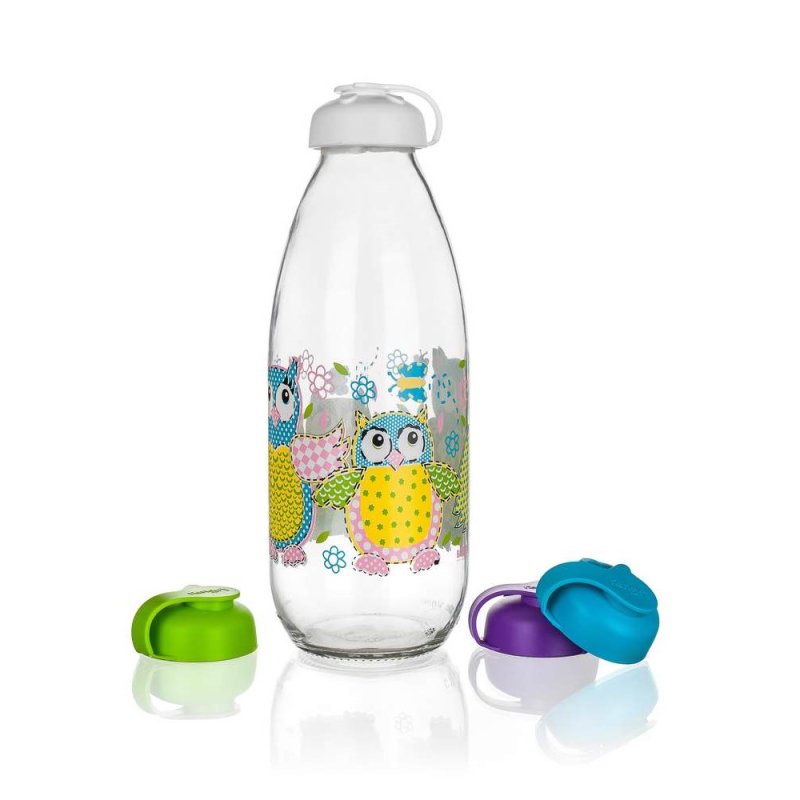 Láhev na mléko OWLS 1 l  ASS