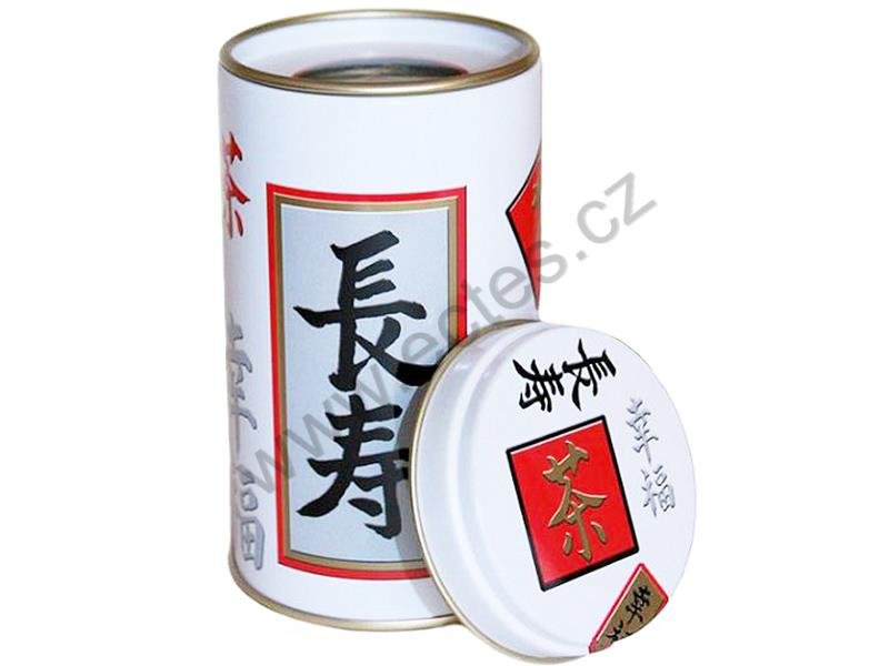 Plech.čaj kulatá 100g JAPAN vnitřní plech.víčko