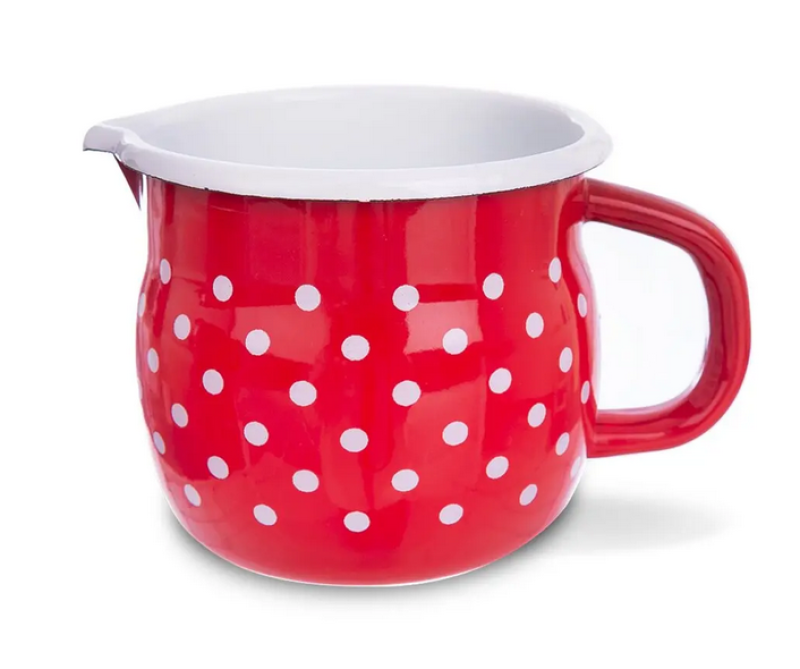 Hrnek s výlev.TEČKA Belly 10cm 0,8 l