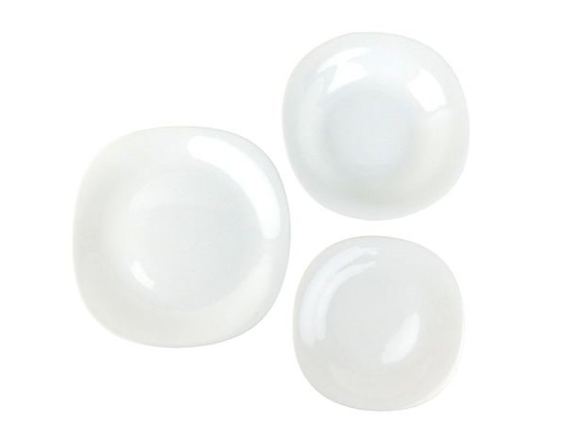 Sada talířů tvrz.sklo 18d