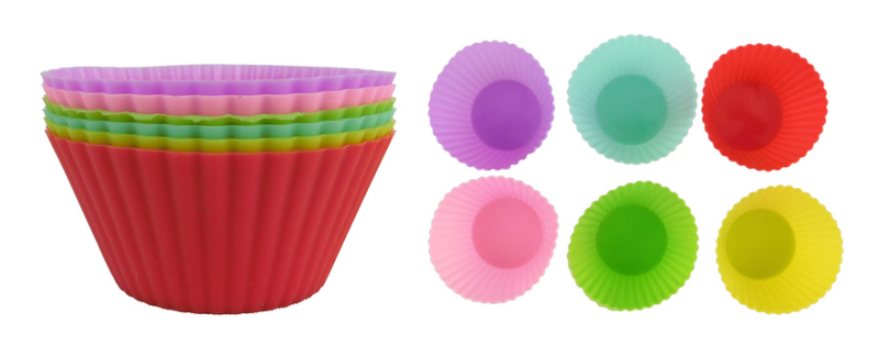 Formičky silik.na muffiny 6ks 7cm