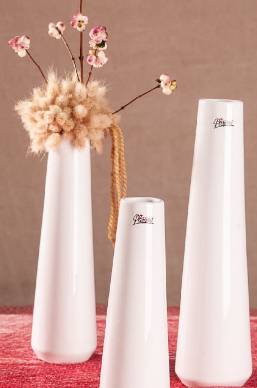 Váza 20cm IBIZA bílá