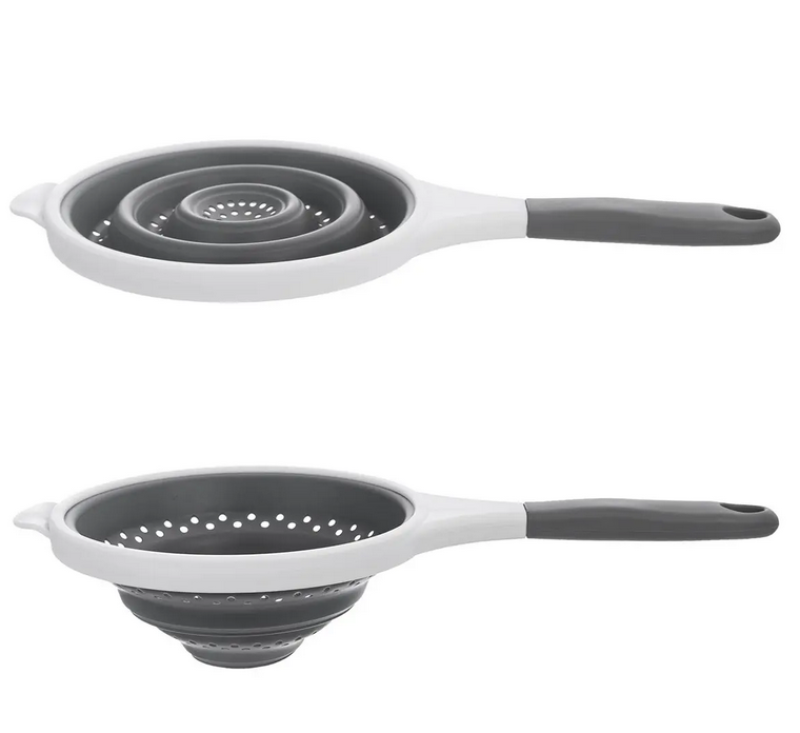 Cedník UH/silikon 25,5cm skládací