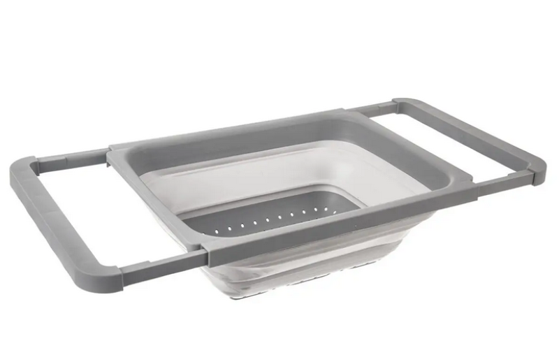 Cedník UH/silikon 39x26cm skl.do dřezu