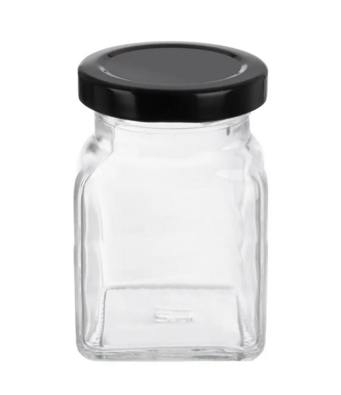 Kořenka 150ml hranatá s víčkem twist