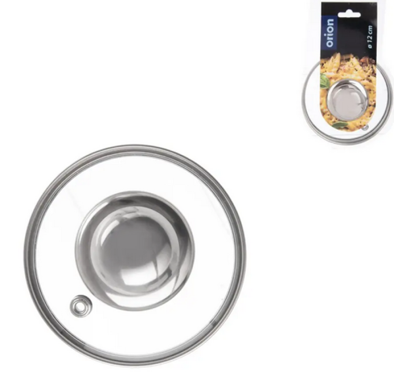 Poklice sklo 12cm úchyt NR