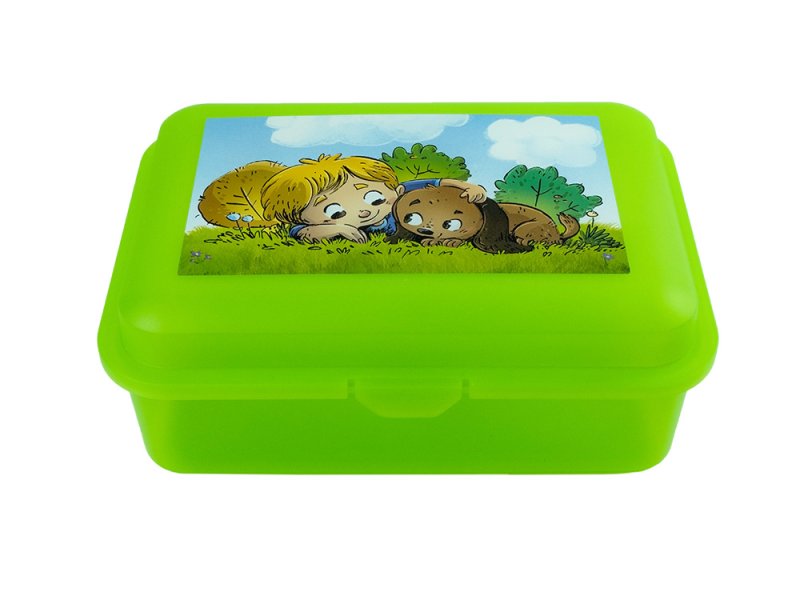 Box svačin.800ml KLUK A PEJSEK 18x13x7cm