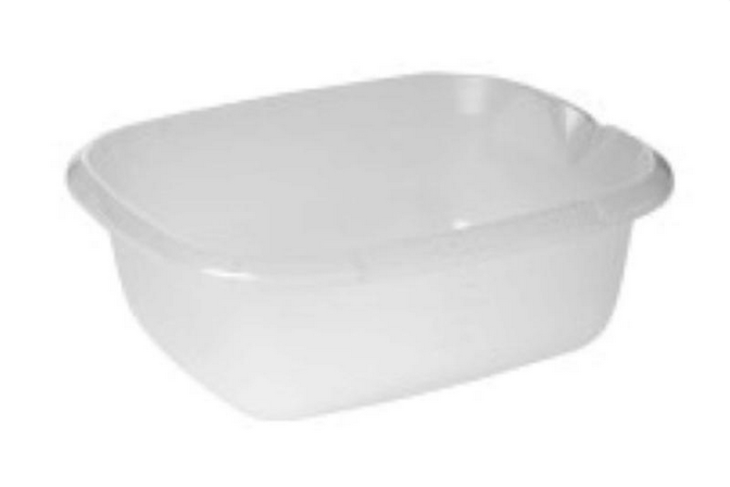 Umyvadlo čtvercové 9L transp.