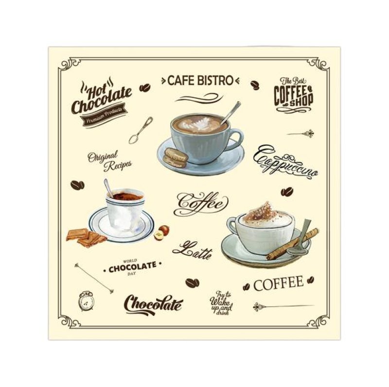 Ubrousky CAFÉ BISTRO 3vrstvé