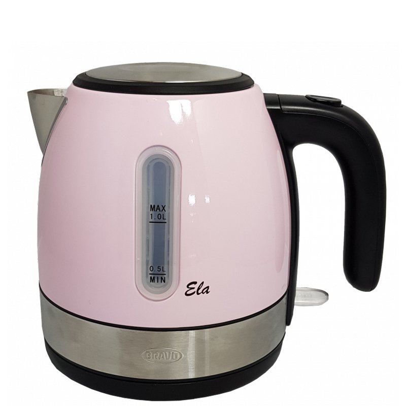 BRAVO B4690 konvice ELA ner. růžová 1l