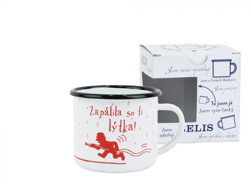 Hrnek smalt 8cm/0,35 has.lýt.